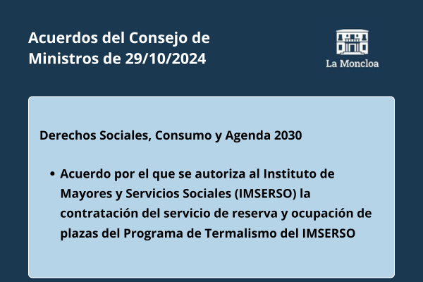 Acuerdos del Consejo de Ministros